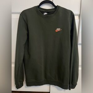 Nike Dark Green Crewneck Sweater Size Medium